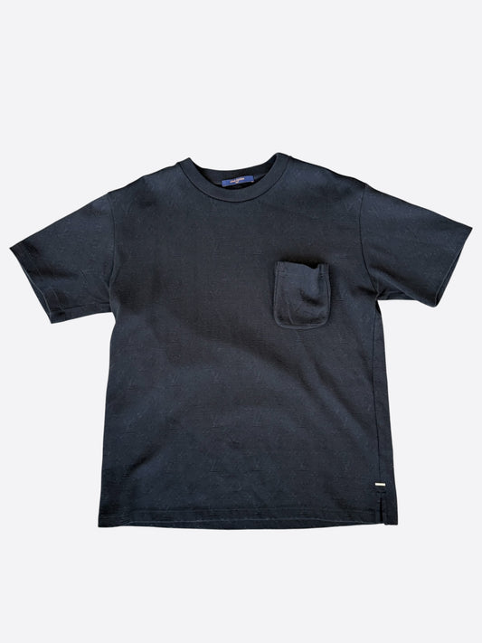 Louis Vuitton Black Monogram Pocket T-Shirt