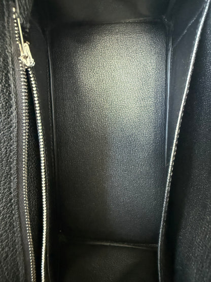 Hermes Black Togo & Palladium Hardware Birkin 25