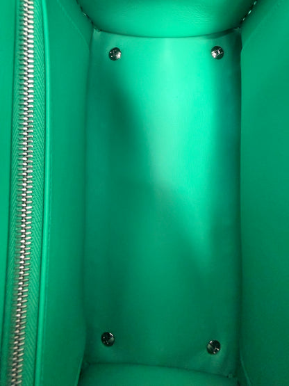 Hermes Menthe Swift & Osier Wicker Picnic Birkin 25