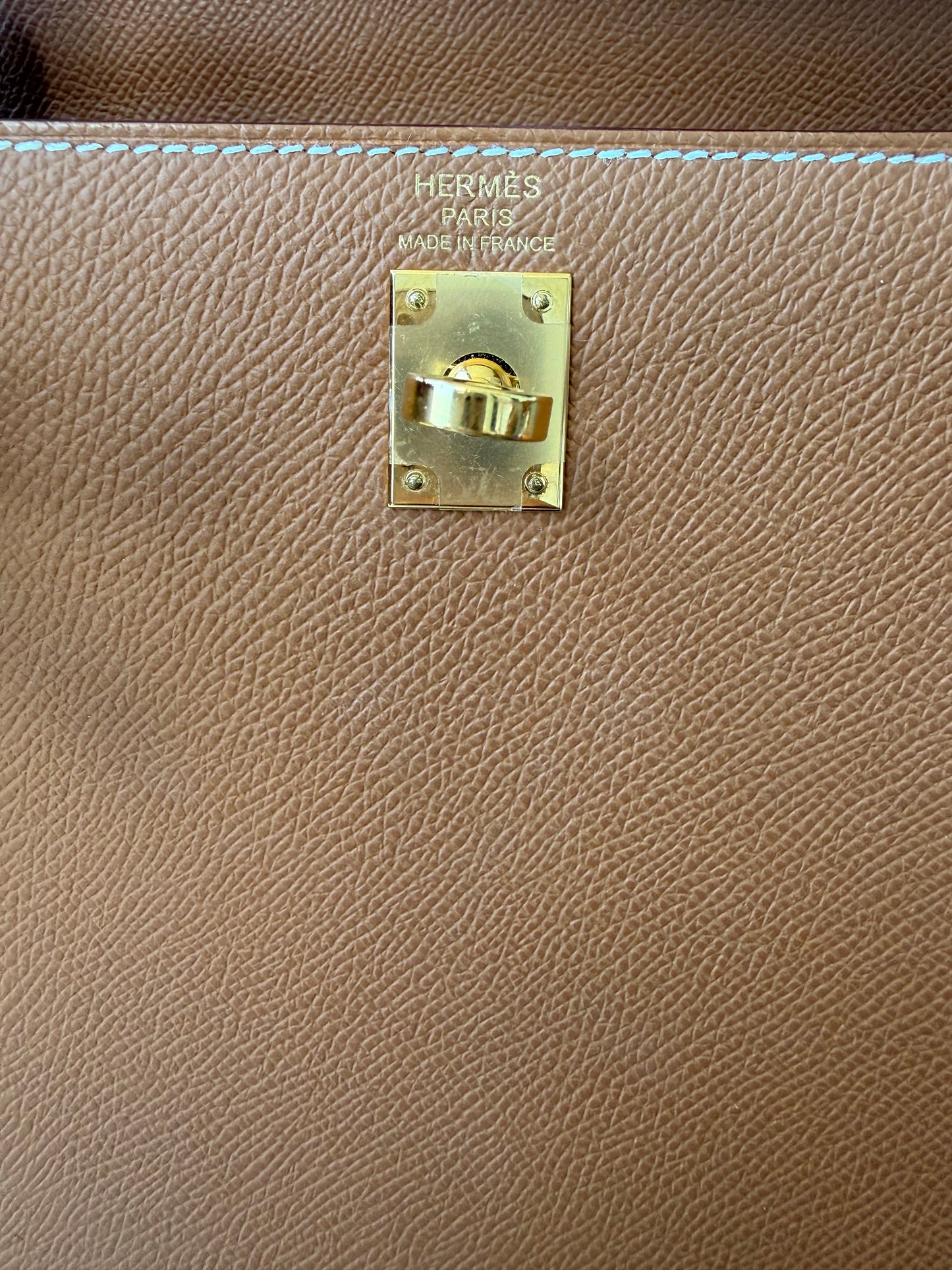 Hermes Gold Epsom & Gold Hardware Kelly 25