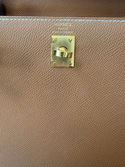 Hermes Gold Epsom & Gold Hardware Kelly 25