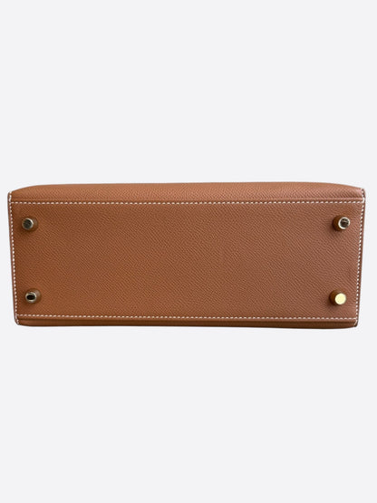 Hermes Gold Epsom & Gold Hardware Kelly 25