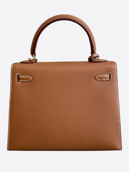 Hermes Gold Epsom & Gold Hardware Kelly 25