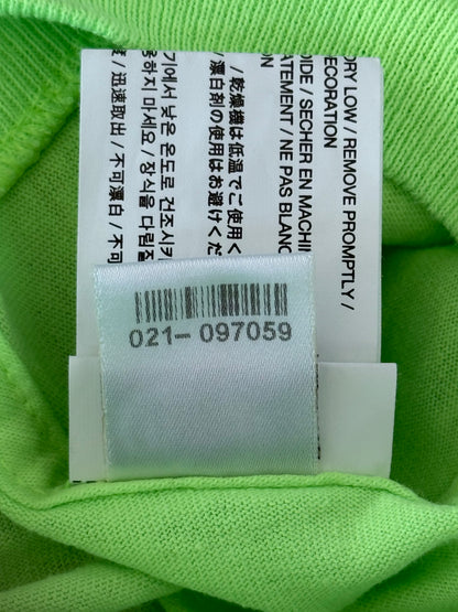 Chrome Hearts Neon Green & White Flame Longsleeve T-Shirt