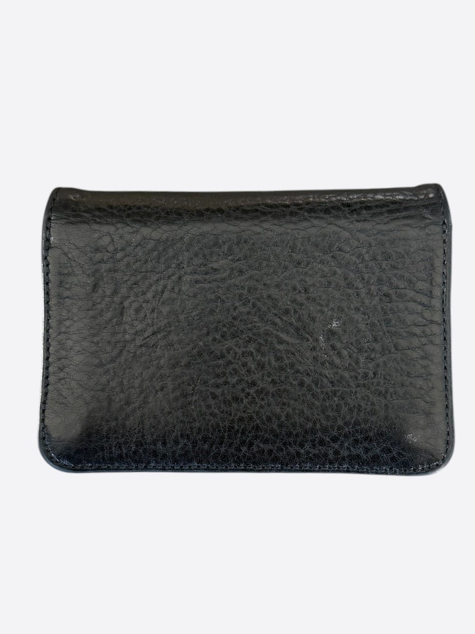 Chrome Hearts Black & Silver Scroll Folded Cardholder