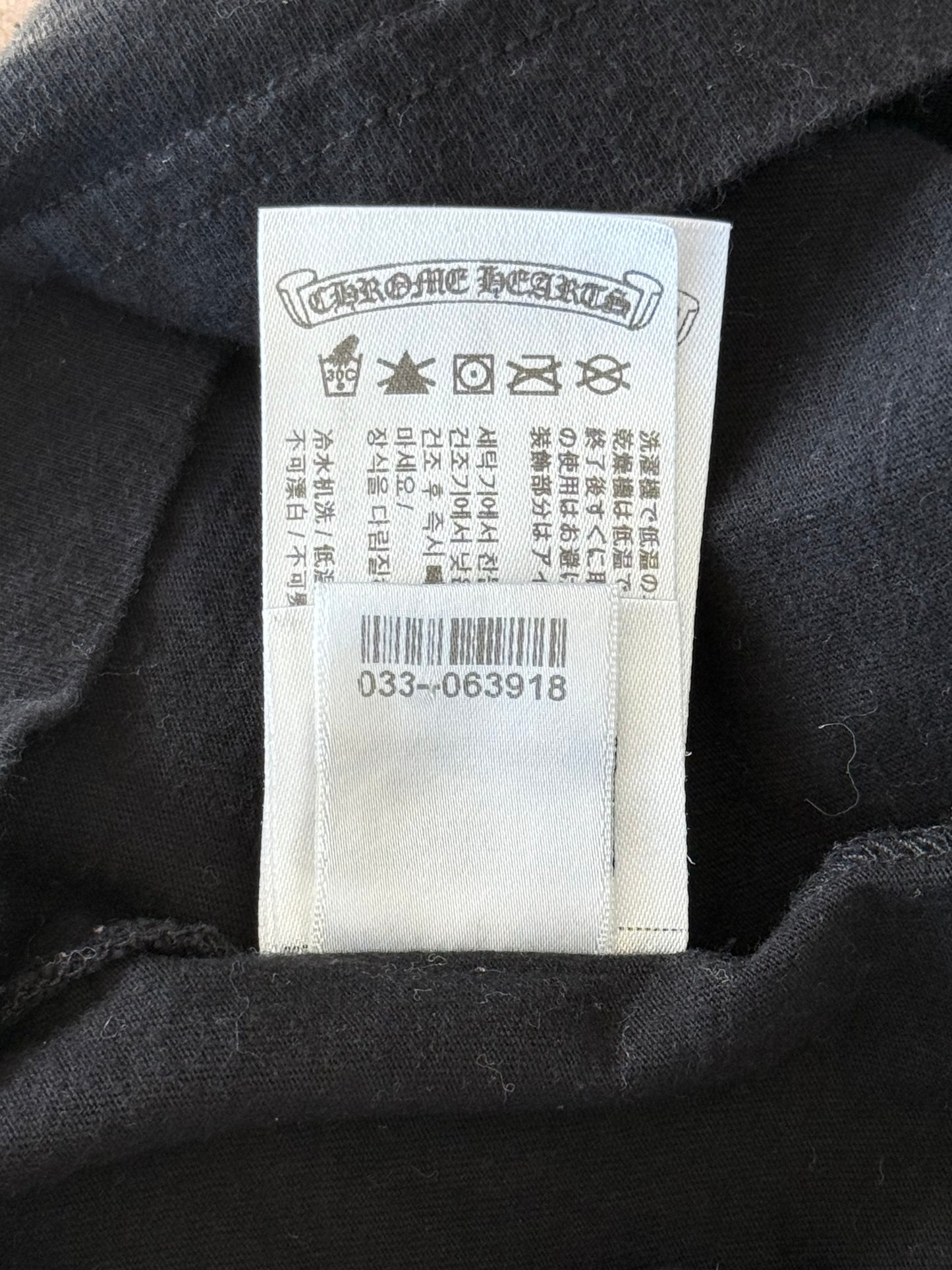 Chrome Hearts Black & Pink Foti Graphic T-Shirt