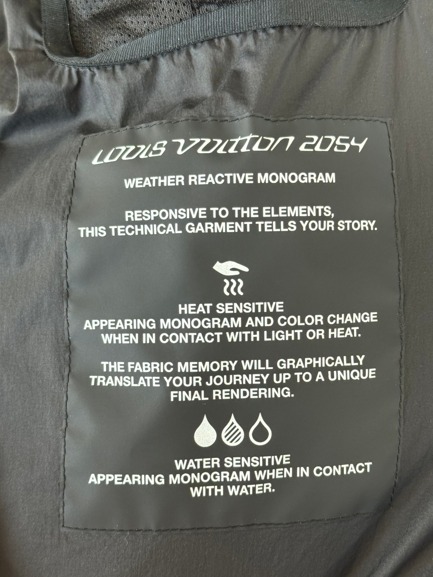 Louis Vuitton Black & Grey 2054 Monogram Heat Reflective Puffer Jacket