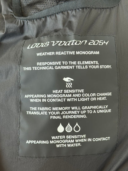 Louis Vuitton Black & Grey 2054 Monogram Heat Reflective Puffer Jacket