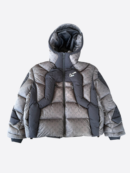 Louis Vuitton Black & Grey 2054 Monogram Heat Reflective Puffer Jacket