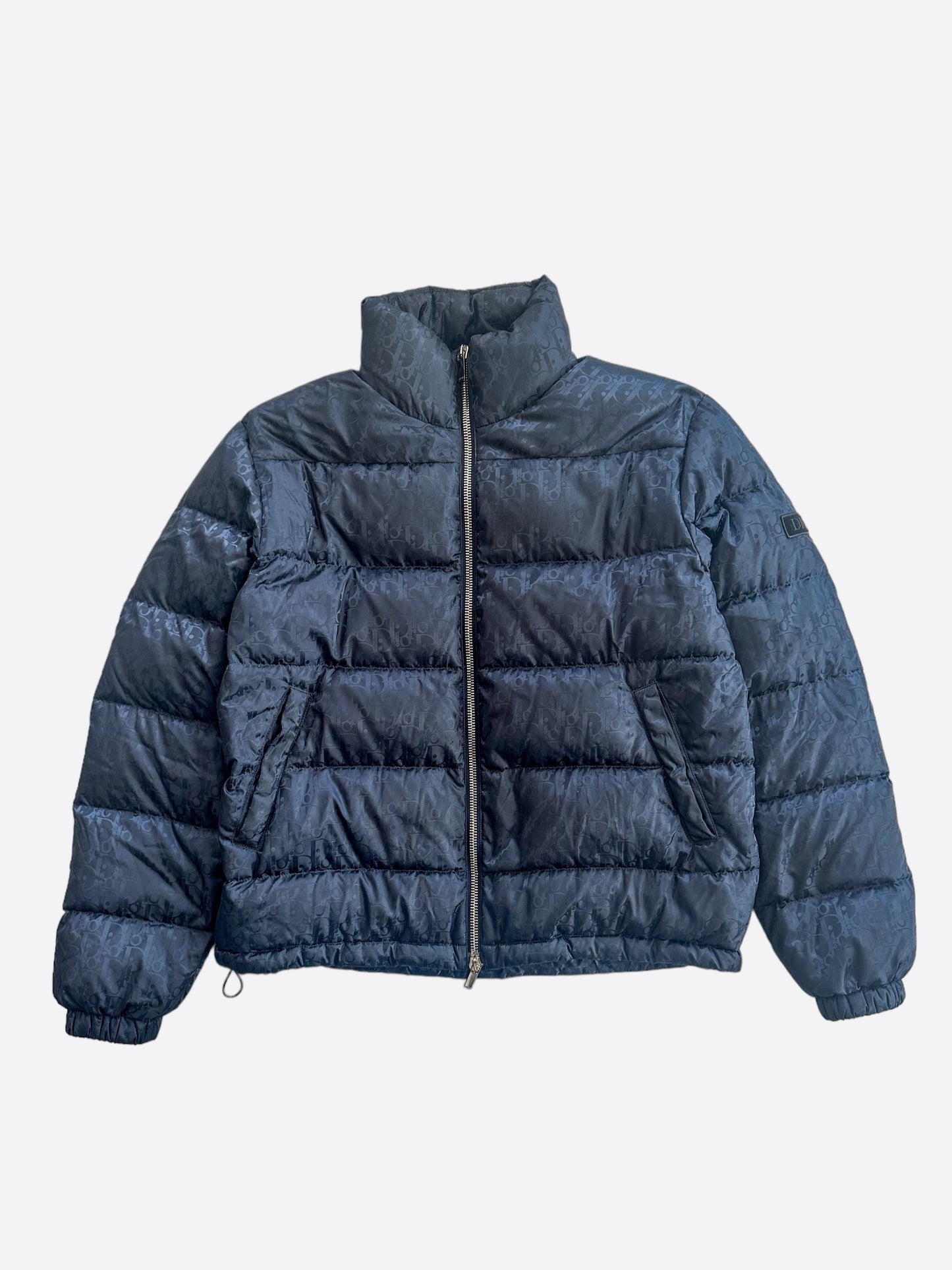 Dior Navy Oblique Puffer Jacket