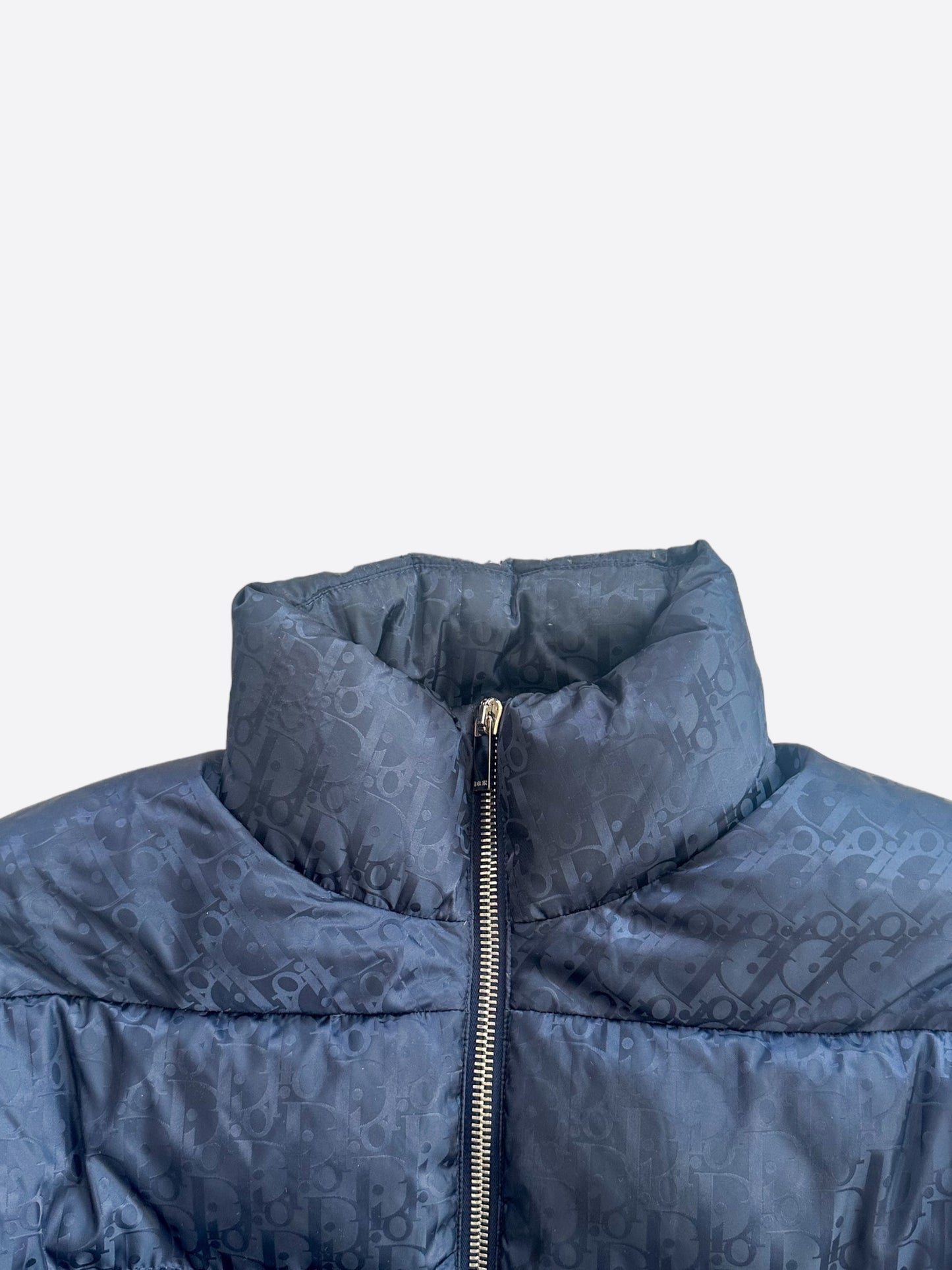 Dior Navy Oblique Puffer Jacket