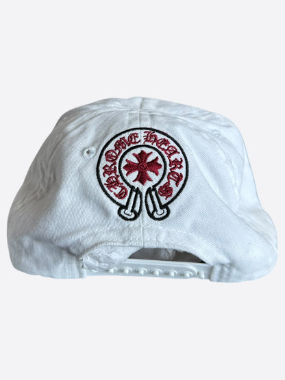 Chrome Hearts White Cross Trucker Hat
