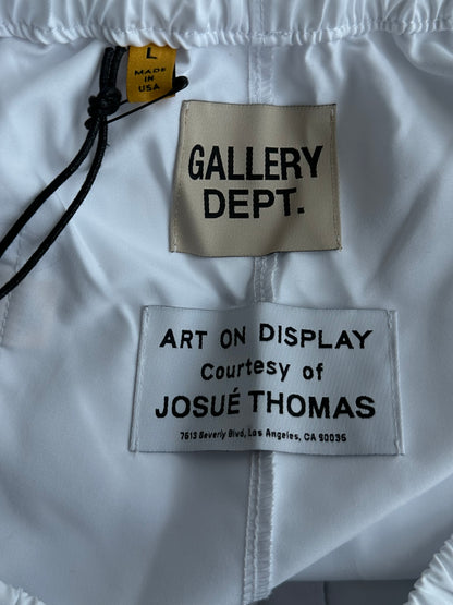 Gallery Dept White & Black Logo Zuma Shorts