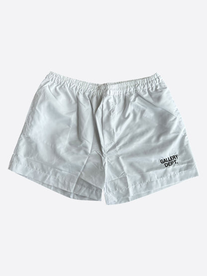 Gallery Dept White & Black Logo Zuma Shorts