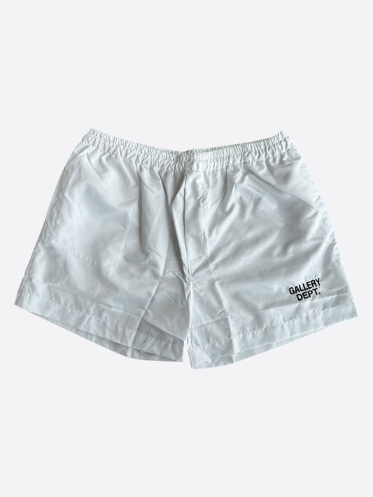 Gallery Dept White & Black Logo Zuma Shorts