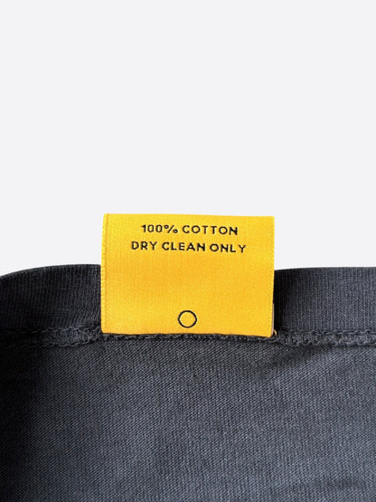 Gallery Dept Washed Black & Red Anarchy Logo Longsleeve T-Shirt