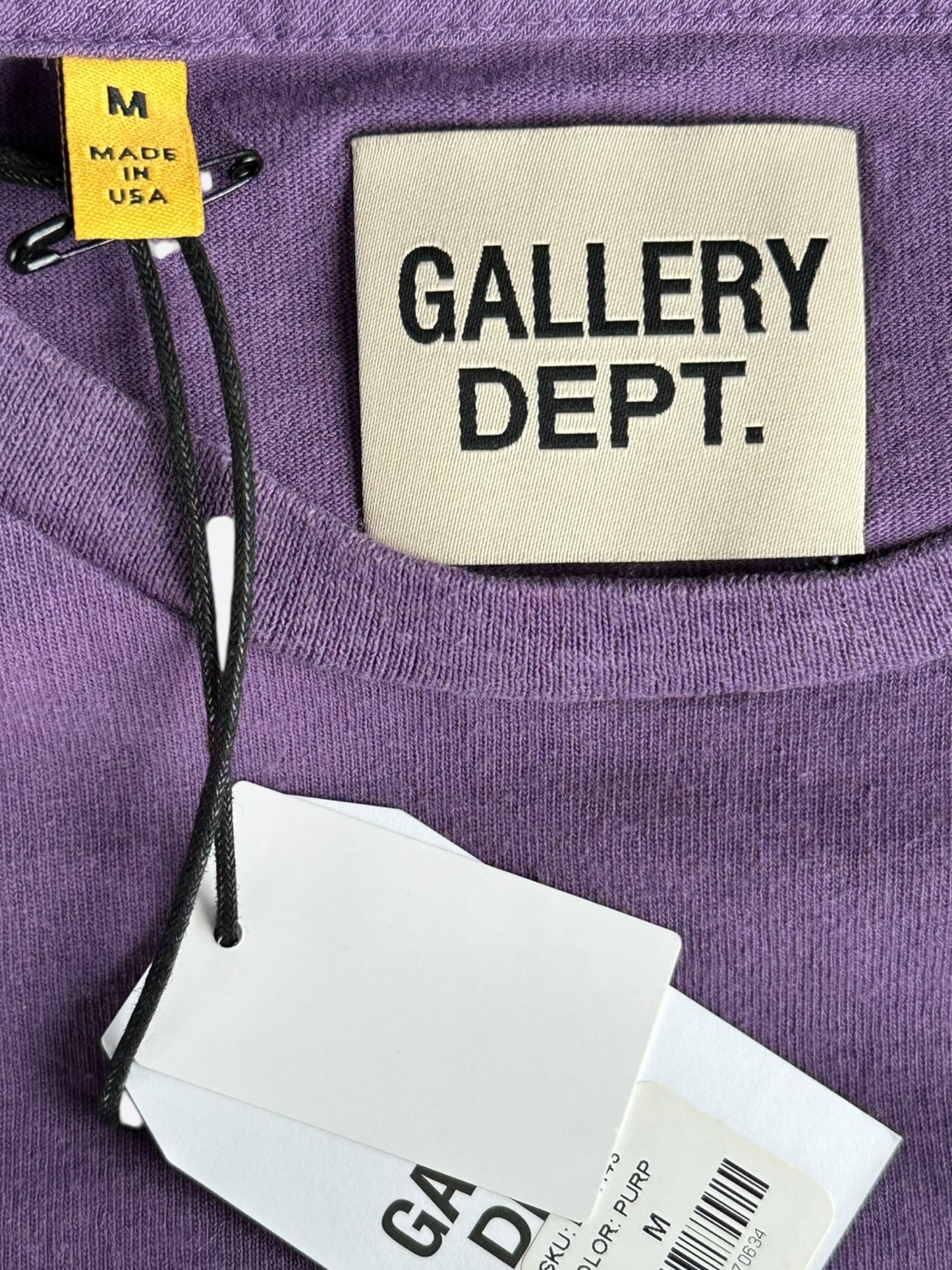 Gallery Dept Purple & Blue Logo Longsleeve T-Shirt