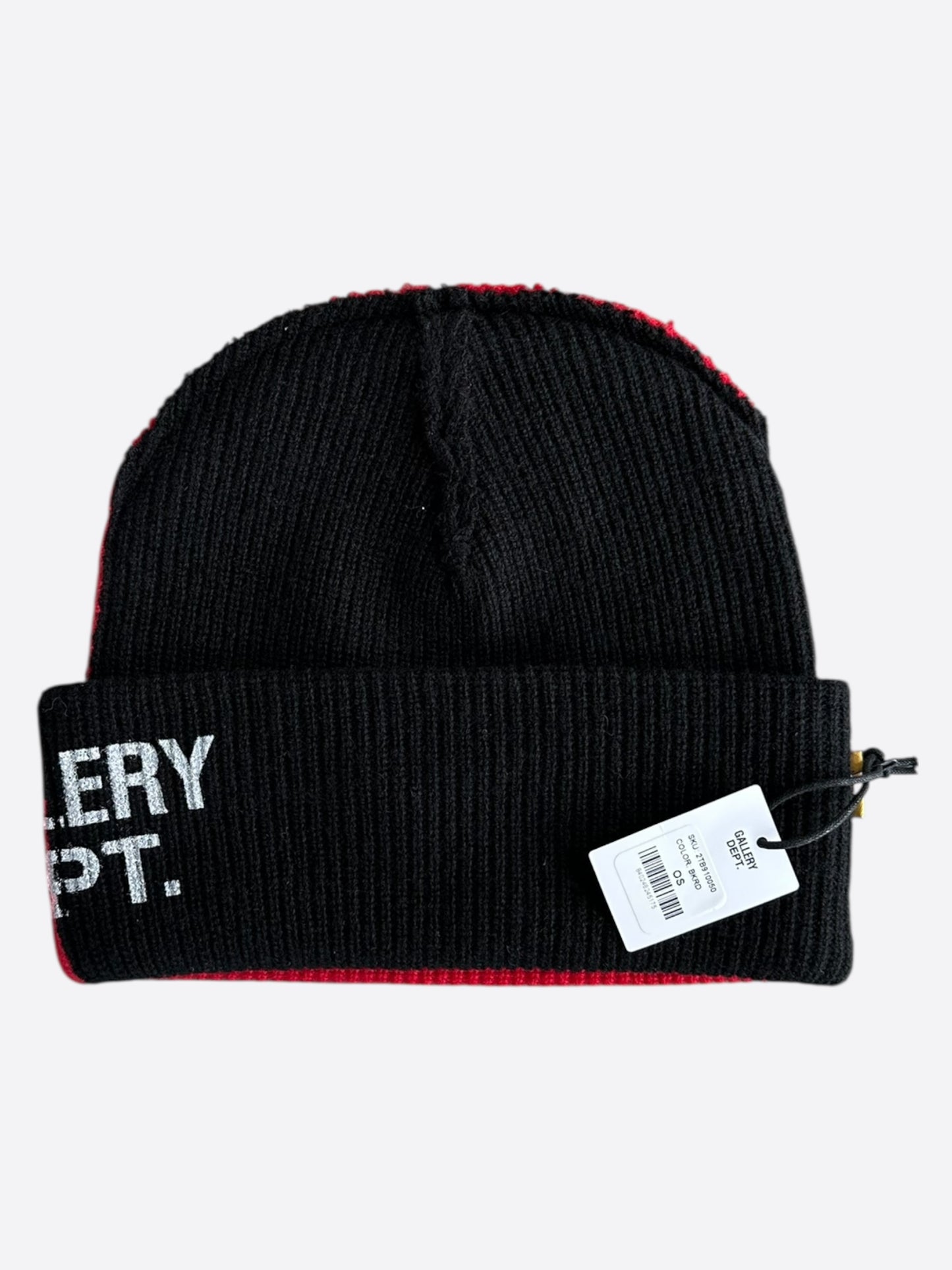 Gallery Dept Black & Red Topanga Logo Beanie