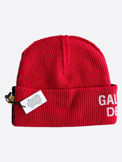 Gallery Dept Black & Red Topanga Logo Beanie