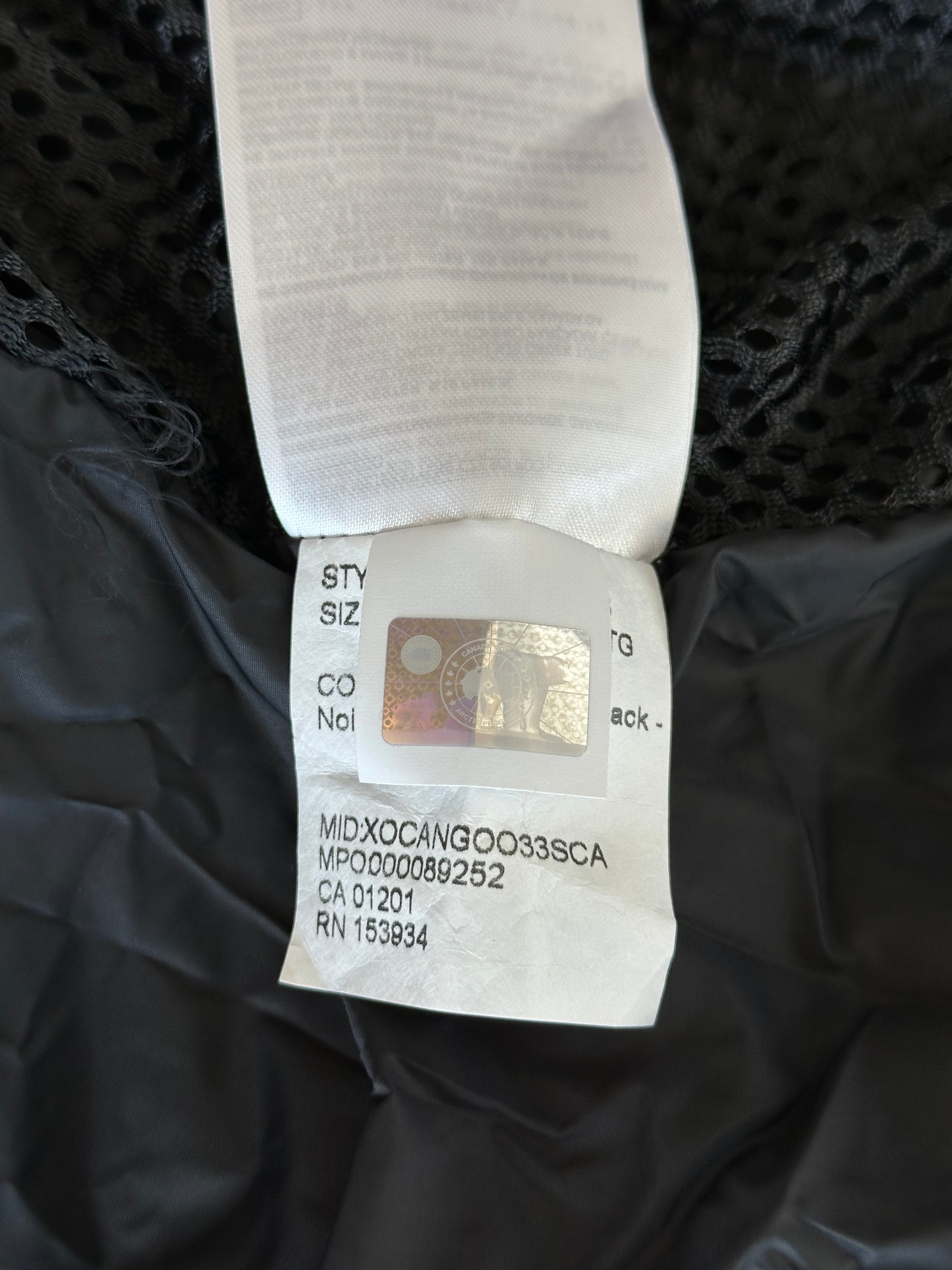 Canada Goose Black Carson Black Label Men's Jacket