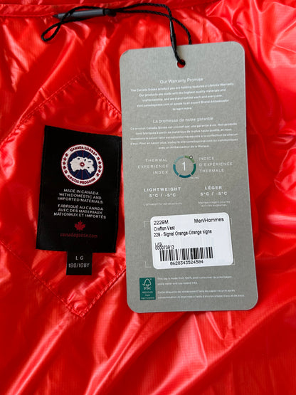 Canada Goose Signal Orange Crofton Men's Vest