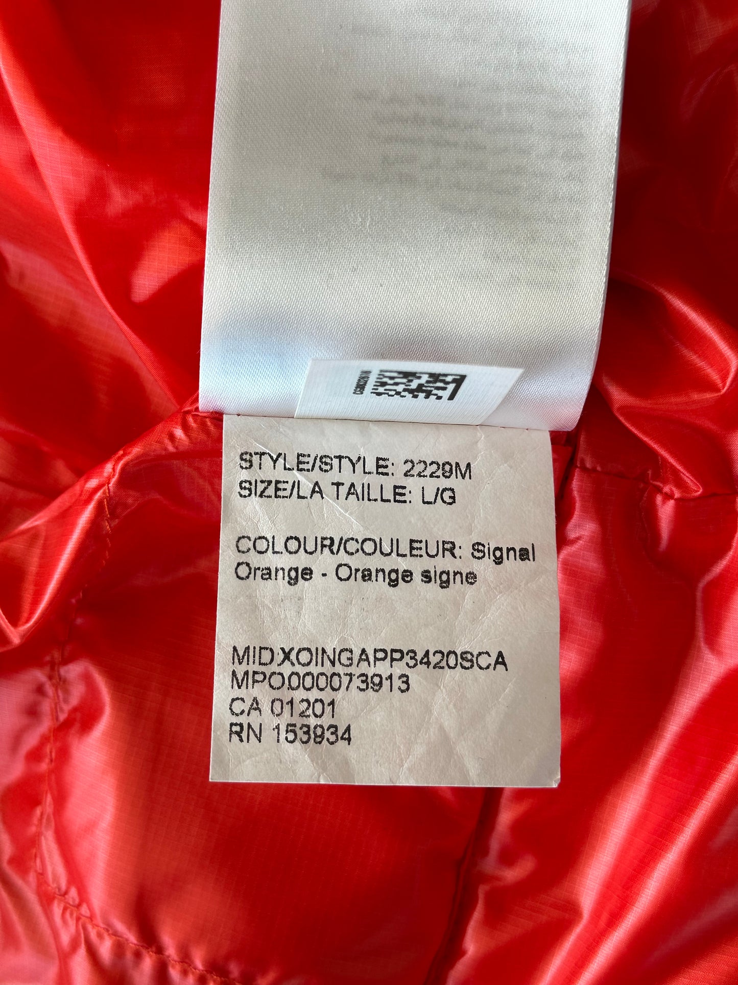 Canada Goose Signal Orange Crofton Men's Vest