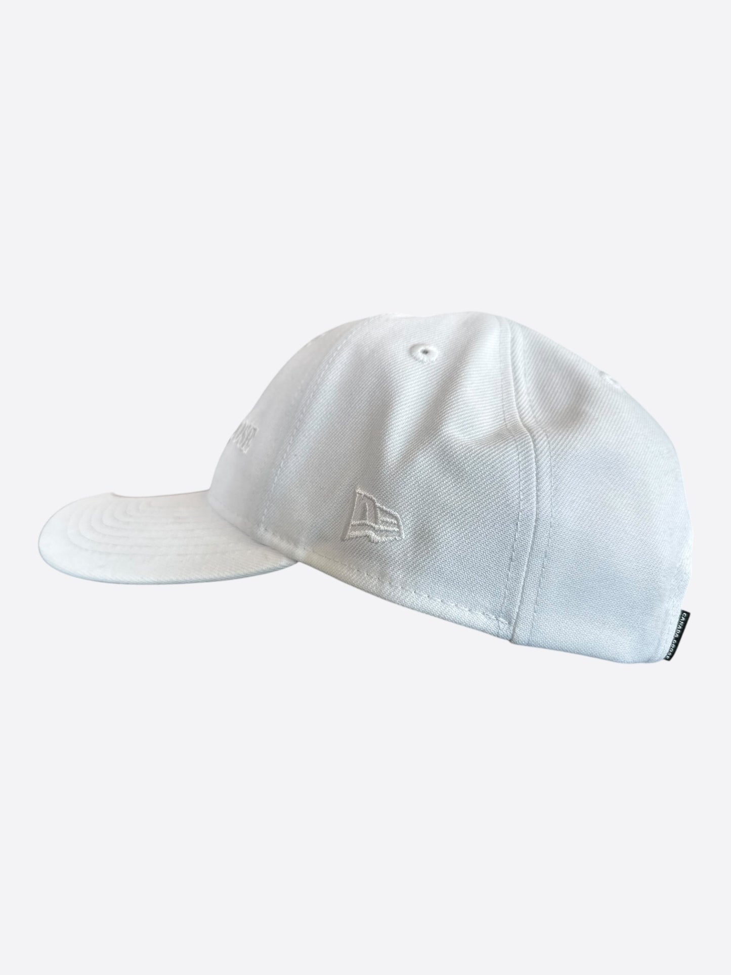 Canada Goose White Embroidered Logo Hat