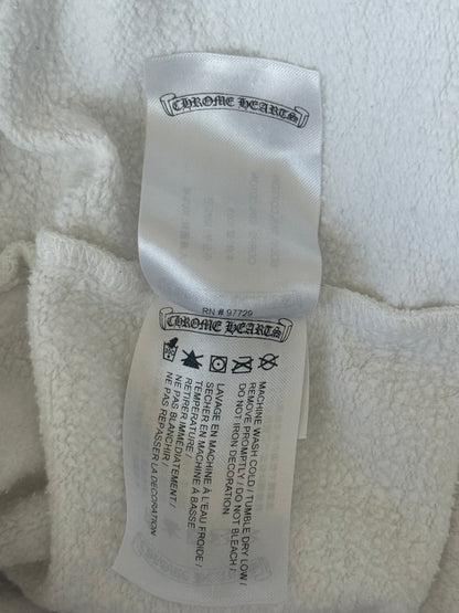 Chrome Hearts White Glow In The Dark Horseshoe Logo Hoodie