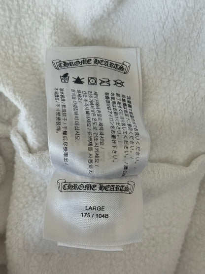 Chrome Hearts White Glow In The Dark Horseshoe Logo Hoodie