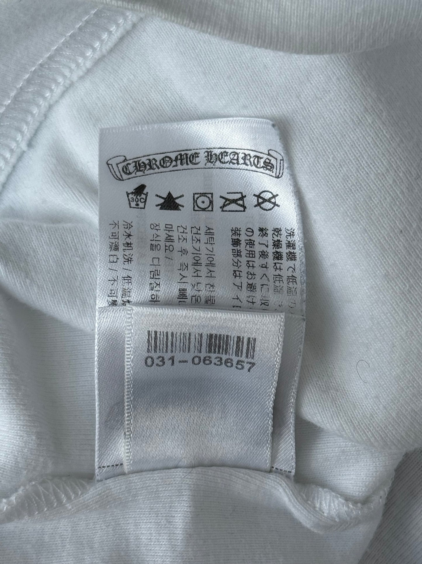 Chrome Hearts Blue & White CH Logo Longsleeve T-Shirt