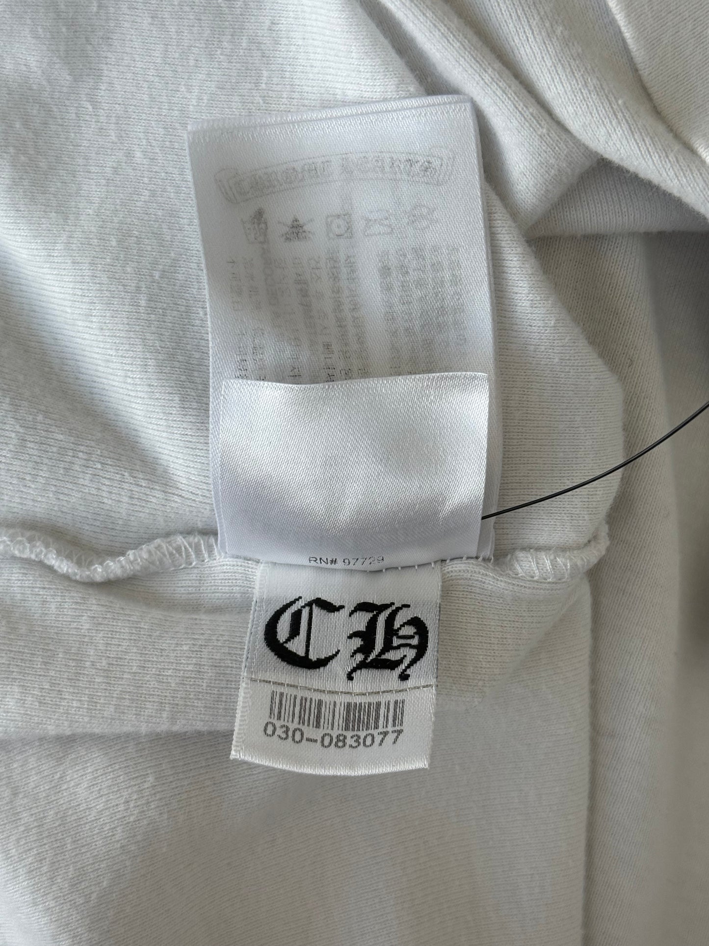 Chrome Hearts Blue & White CH Logo Longsleeve T-Shirt