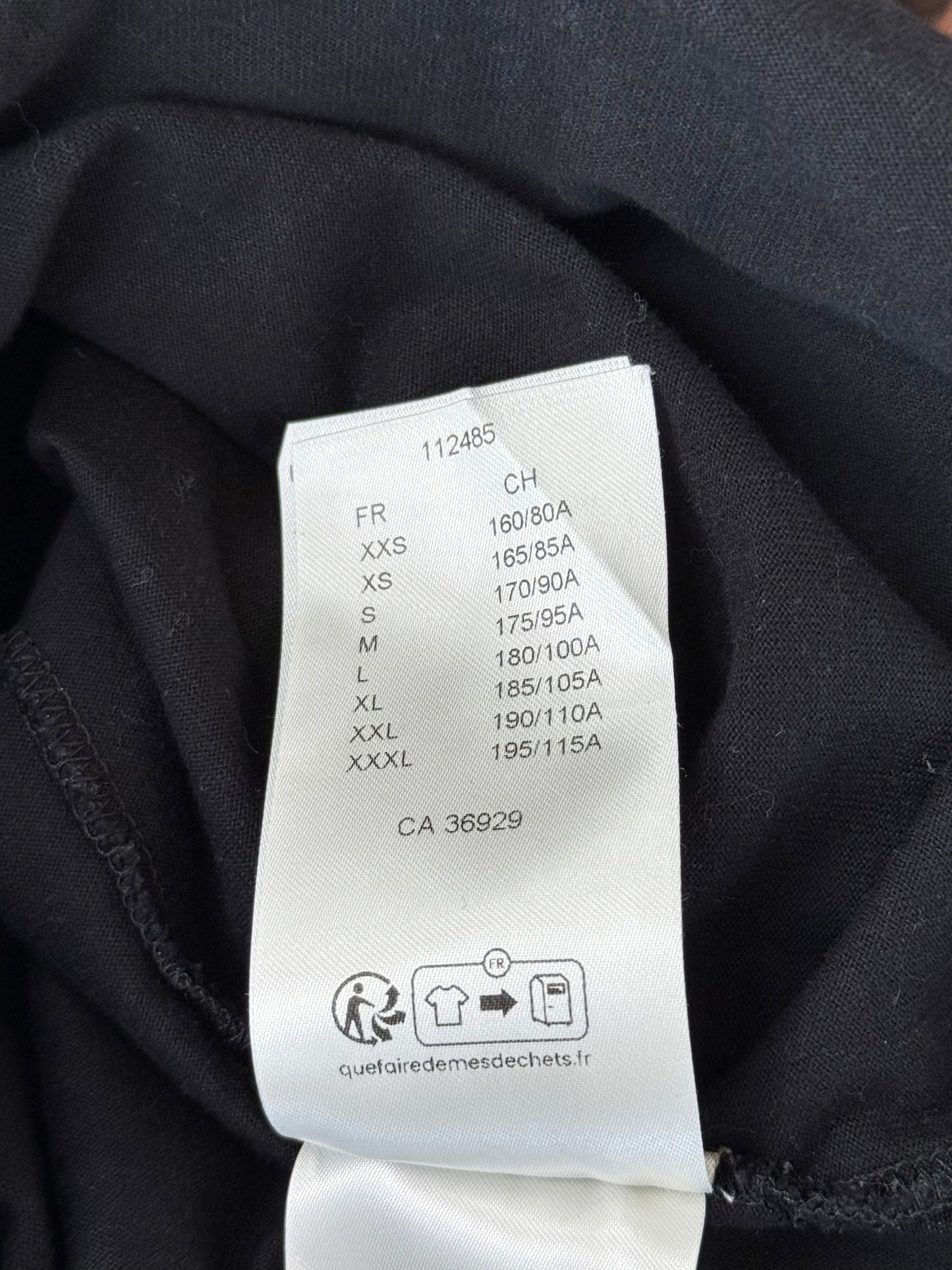 Louis Vuitton Black Gradient Beaded Logo T-Shirt