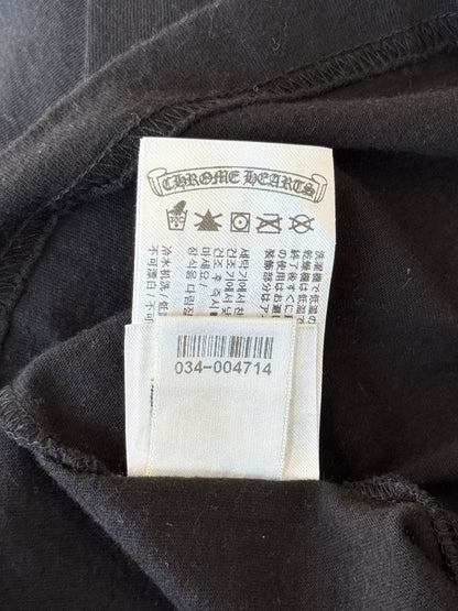 Chrome Hearts Black & Purple Neck Logo T-Shirt