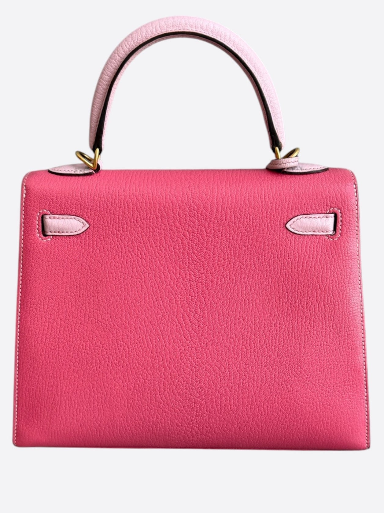 Hermes Bubble Gum & Barbie Pink Epsom & Gold Hardware Kelly 25