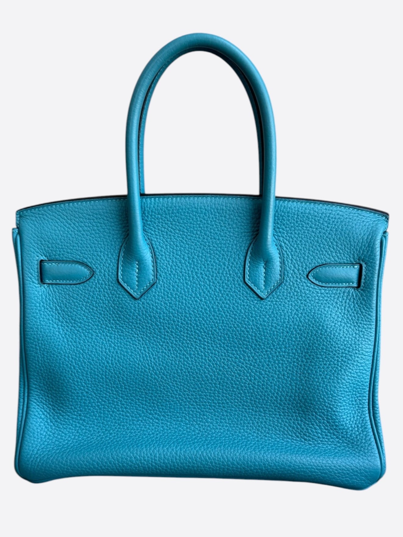 Hermes Blue Togo & Gold Hardware Birkin 30