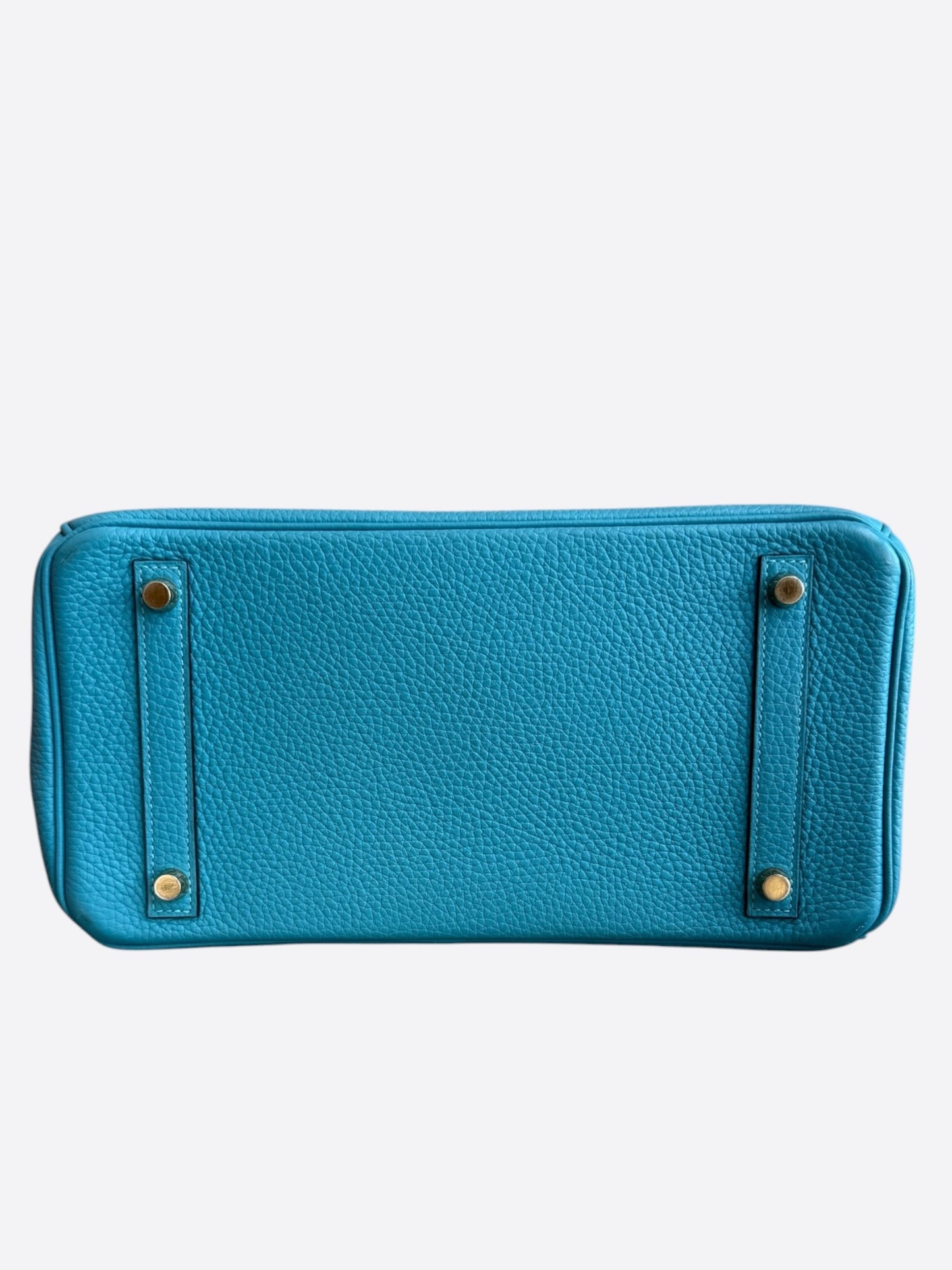Hermes Blue Togo & Gold Hardware Birkin 30