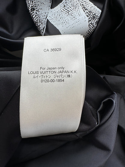 Louis Vuitton Black & White Bird Logo Coach Jacket