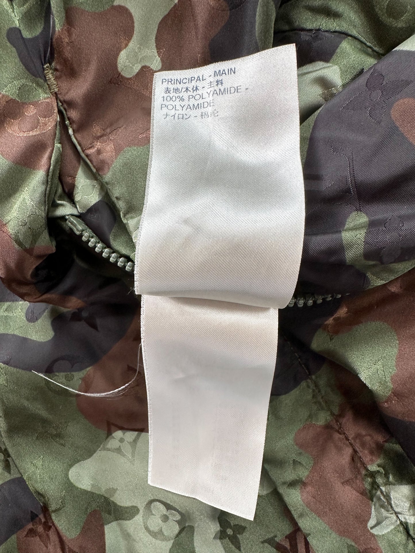 Louis Vuitton Green Camouflage Monogram Windbreaker