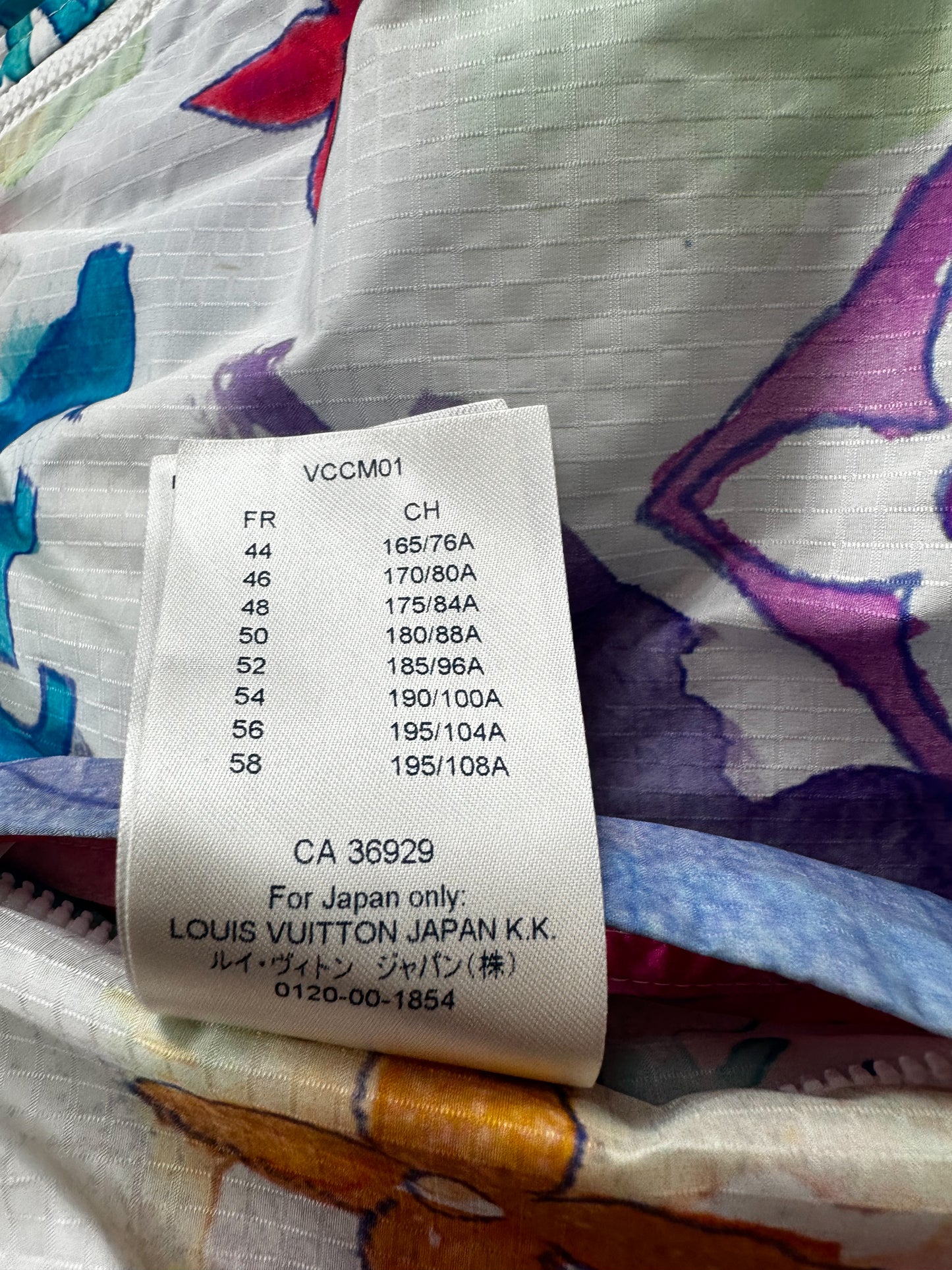 Louis Vuitton Multicolor Watercolor Monogram Windbreaker