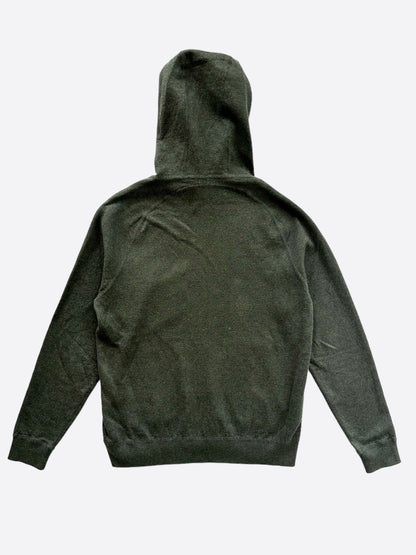 Dior Olive Oblique Zip Up Hoodie