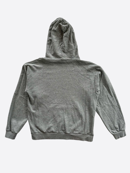 Celine Grey & Black Logo Hoodie