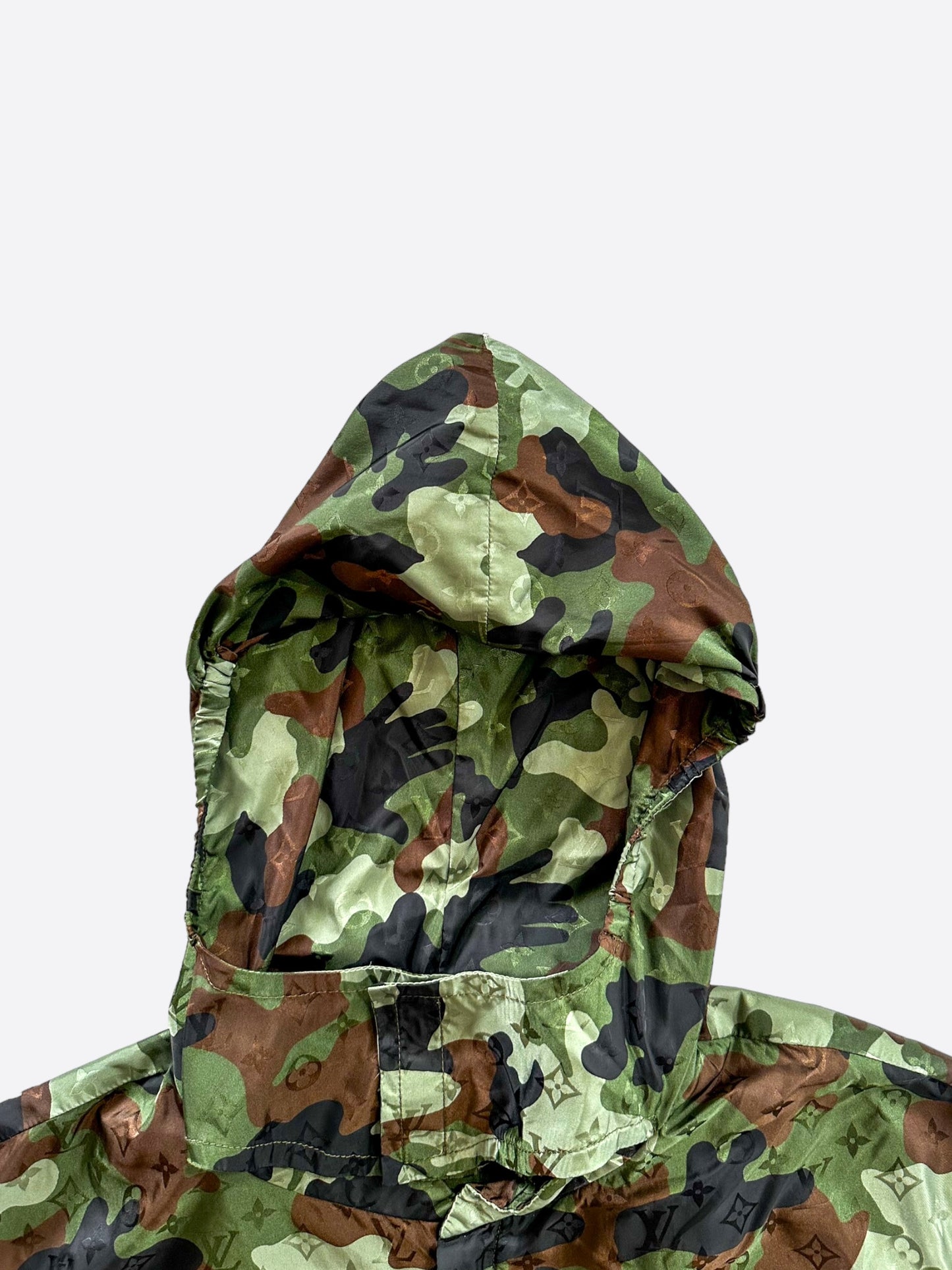 Louis Vuitton Green Camouflage Monogram Windbreaker