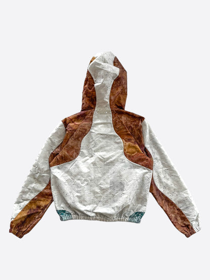 Louis Vuitton Brown & White Marble Monogram Windbreaker