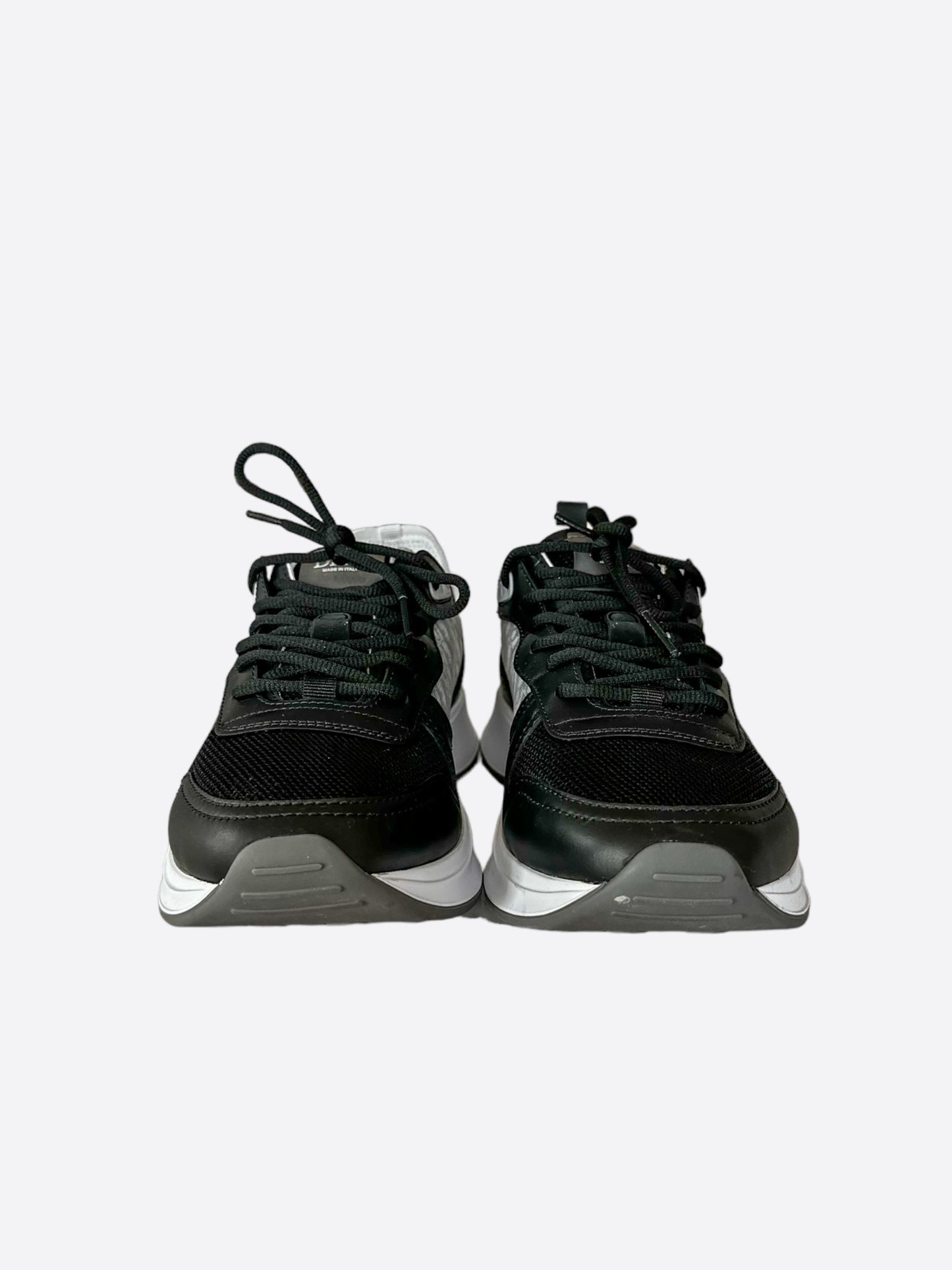 Dior Black & White Oblique Mesh B25 Sneakers