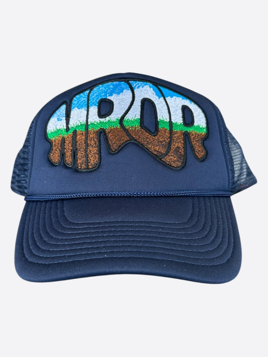 Who Decides War Navy MRDR Embroidered Patch Trucker Hat