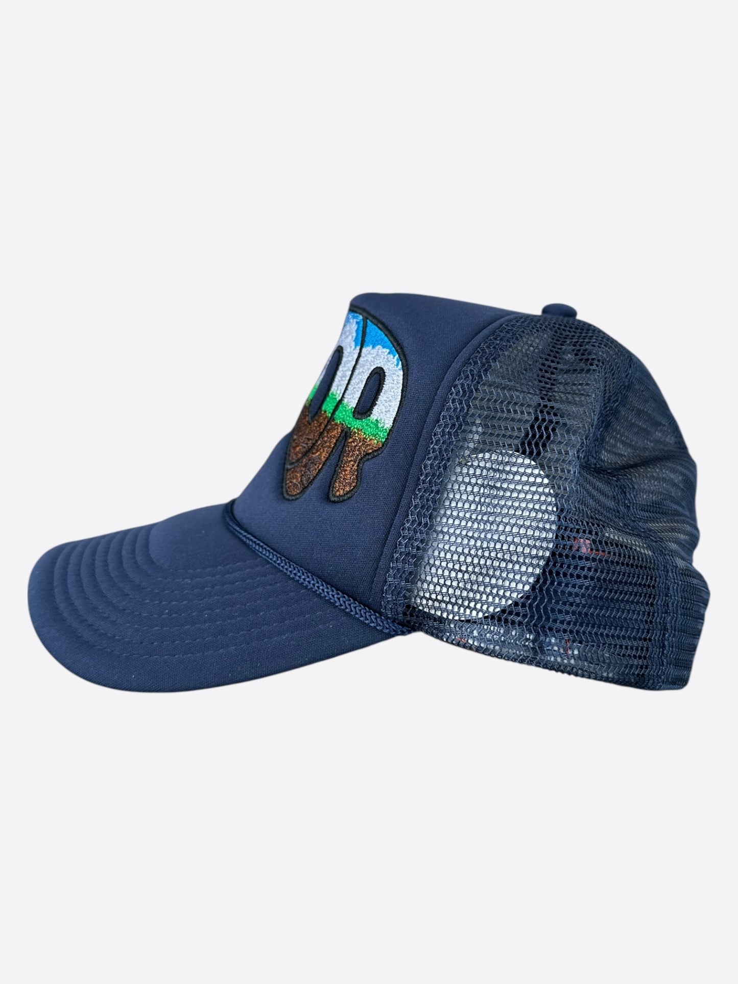 Who Decides War Navy MRDR Embroidered Patch Trucker Hat