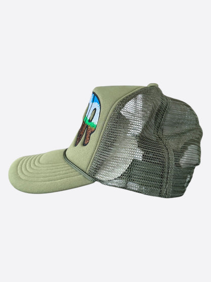 Who Decides War Olive MRDR Embroidered Patch Trucker Hat