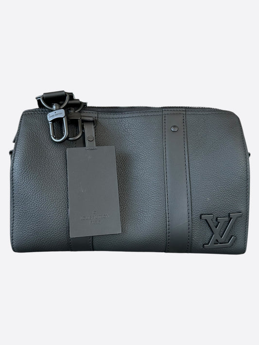 Louis Vuitton Black Aerogram City Keepall