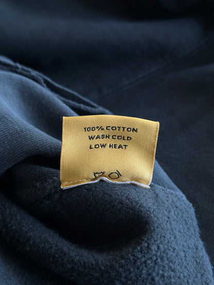 Gallery Dept Washed Black & Yellow Dept Logo Hoodie