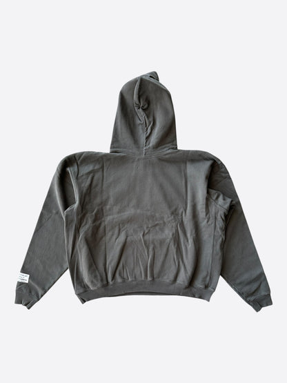 Gallery Dept Washed Black & Yellow Dept Logo Hoodie